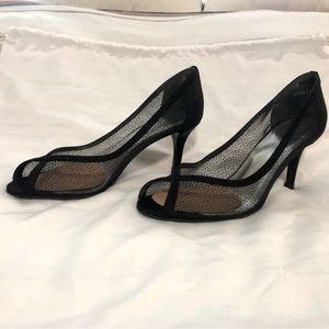 Stuart Weitzman Laceola Peekaboo Pumps